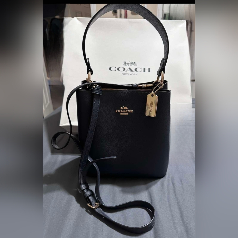 Coach mini bucket bag